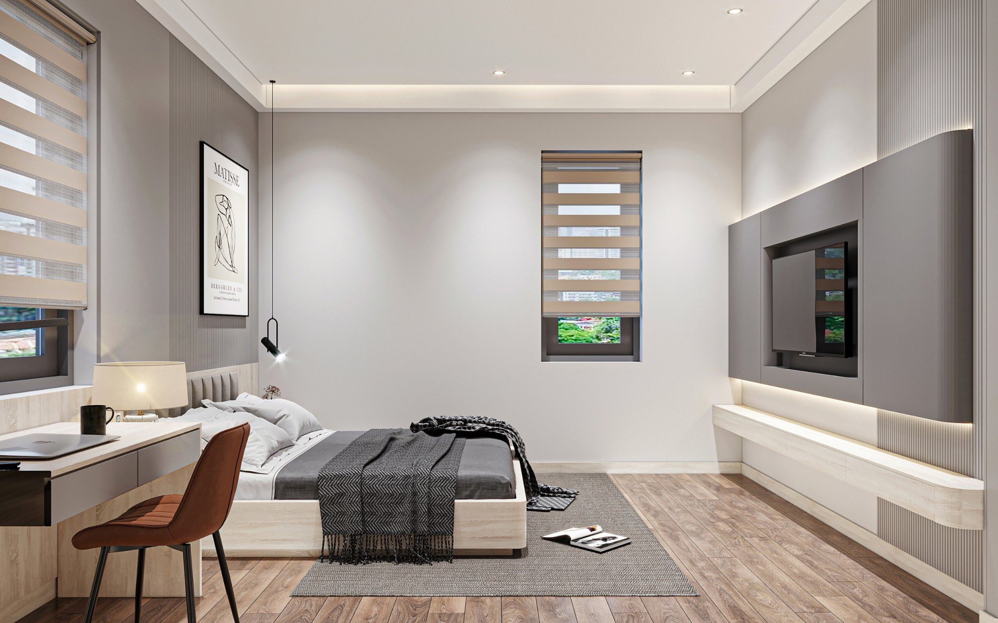 Thiết kế nội thất nhà ở A Hường Uông Bí